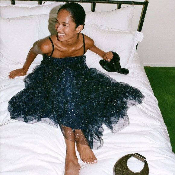 STAUD Bettina Dress Sz 6 ✨like new✨ - Picture 4 of 5